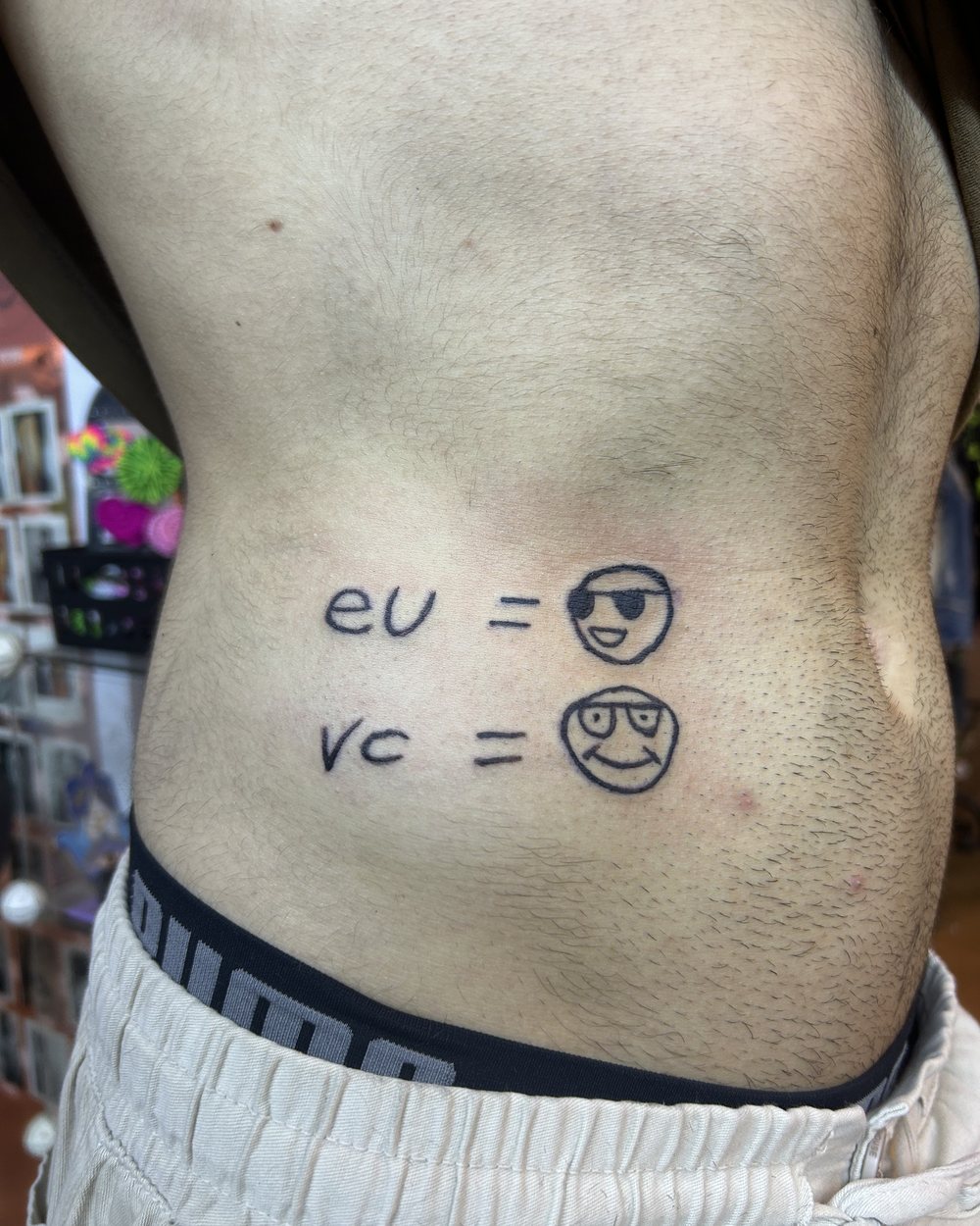 Eu e vc, costela, ignorant