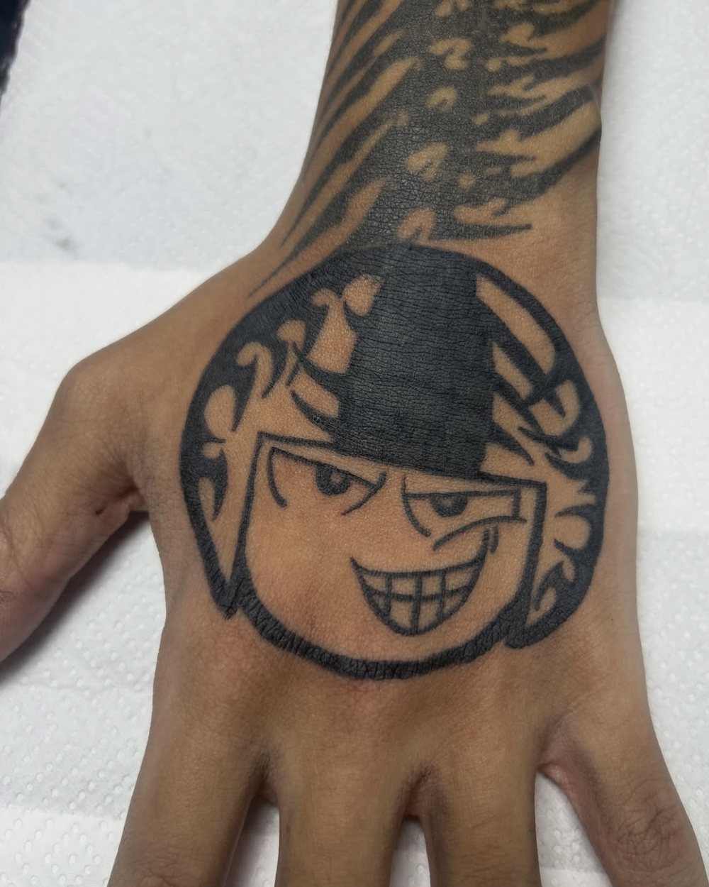 Logo na mão, mão, ignorant
