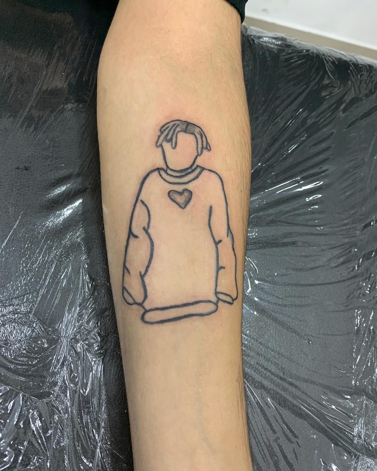 Moletom, antebraço, ignorant